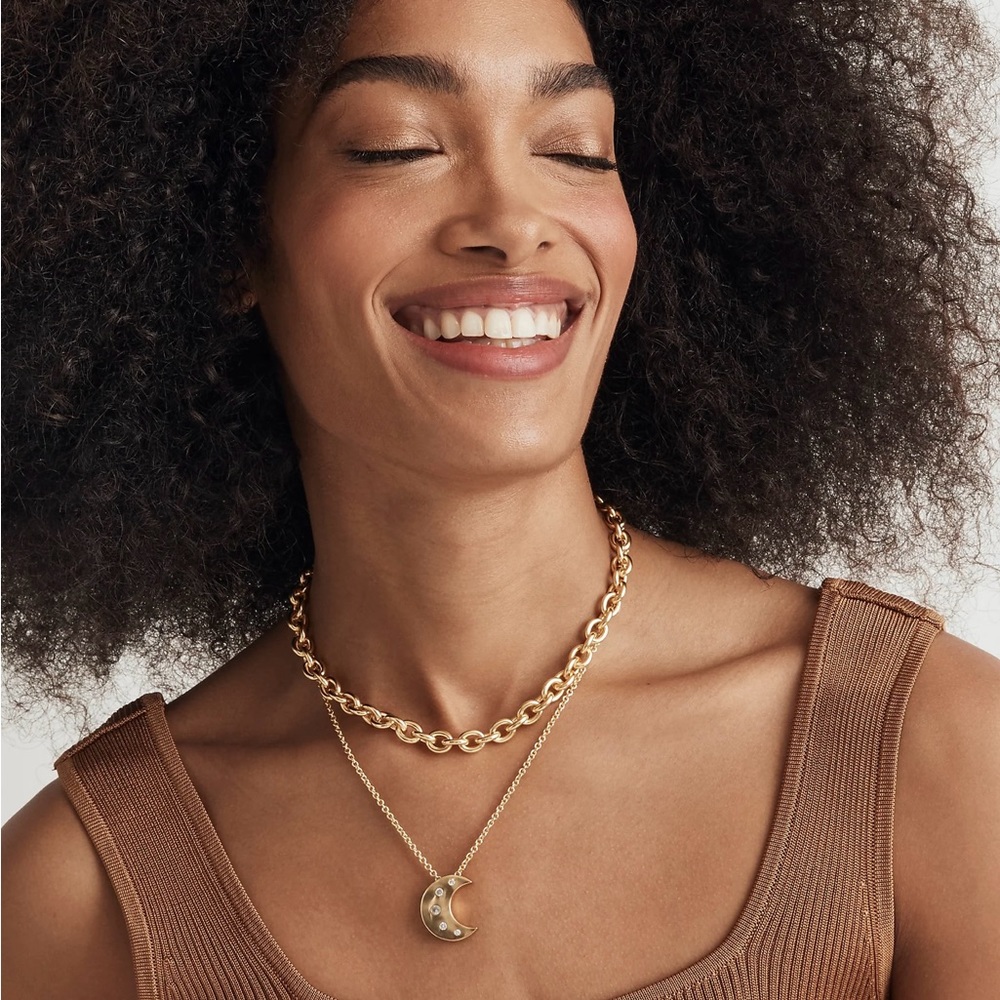 Gold Celestial Layer Necklace - image 2